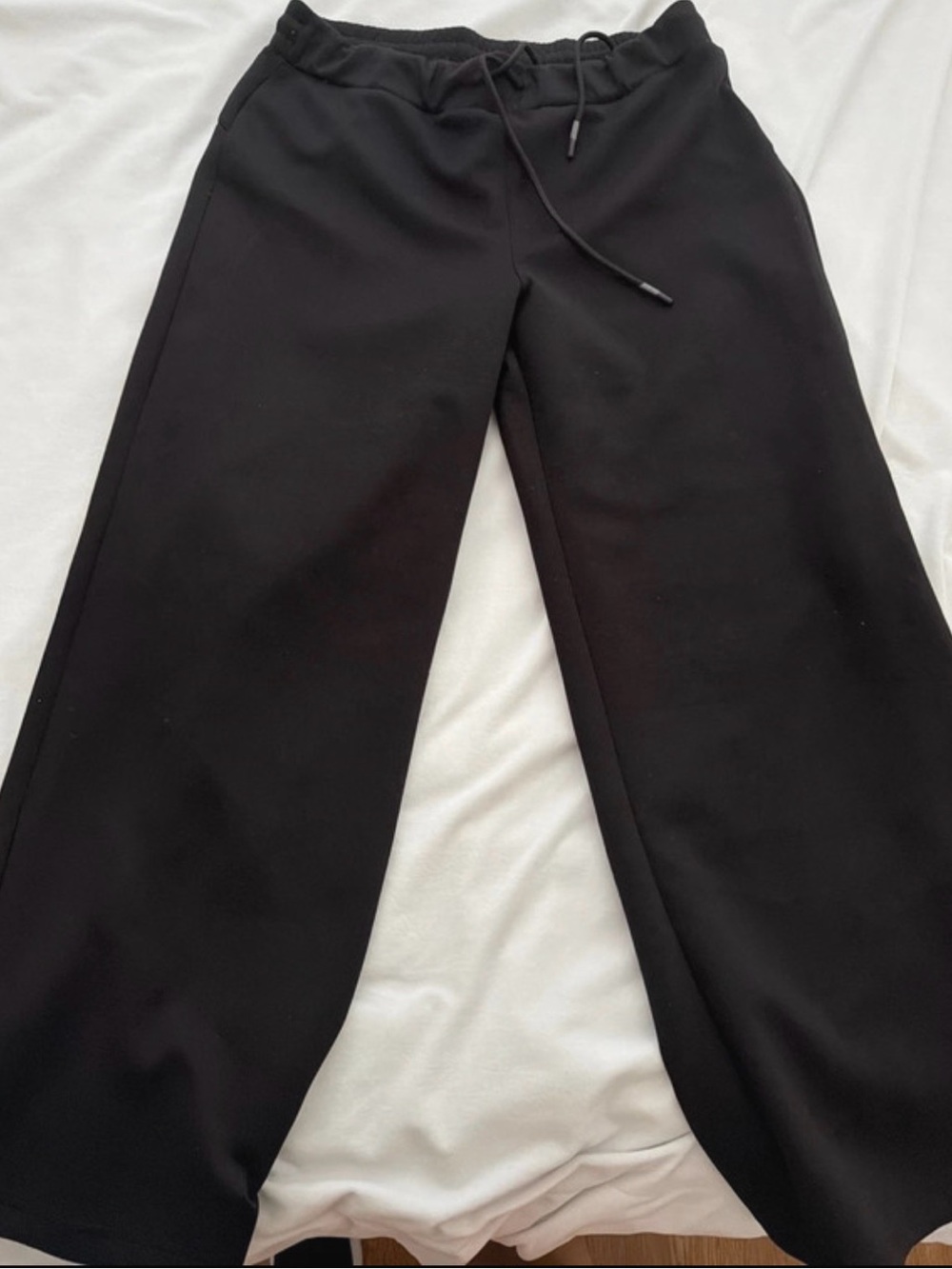 Jordan Men's Black Wide-Leg Drawstring Sweatpants